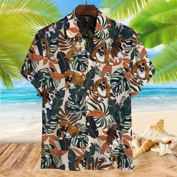 Boxer Hawaiian Shirt | For Men & Women | HW5817