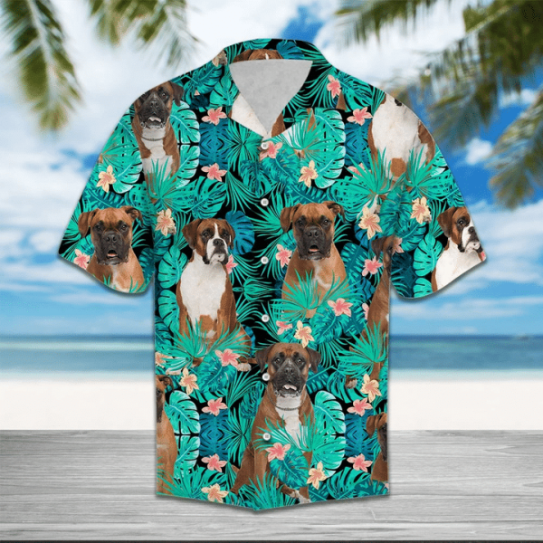 Boxer Tropical Hawaiian Shirt | For Men & Women | HW5024