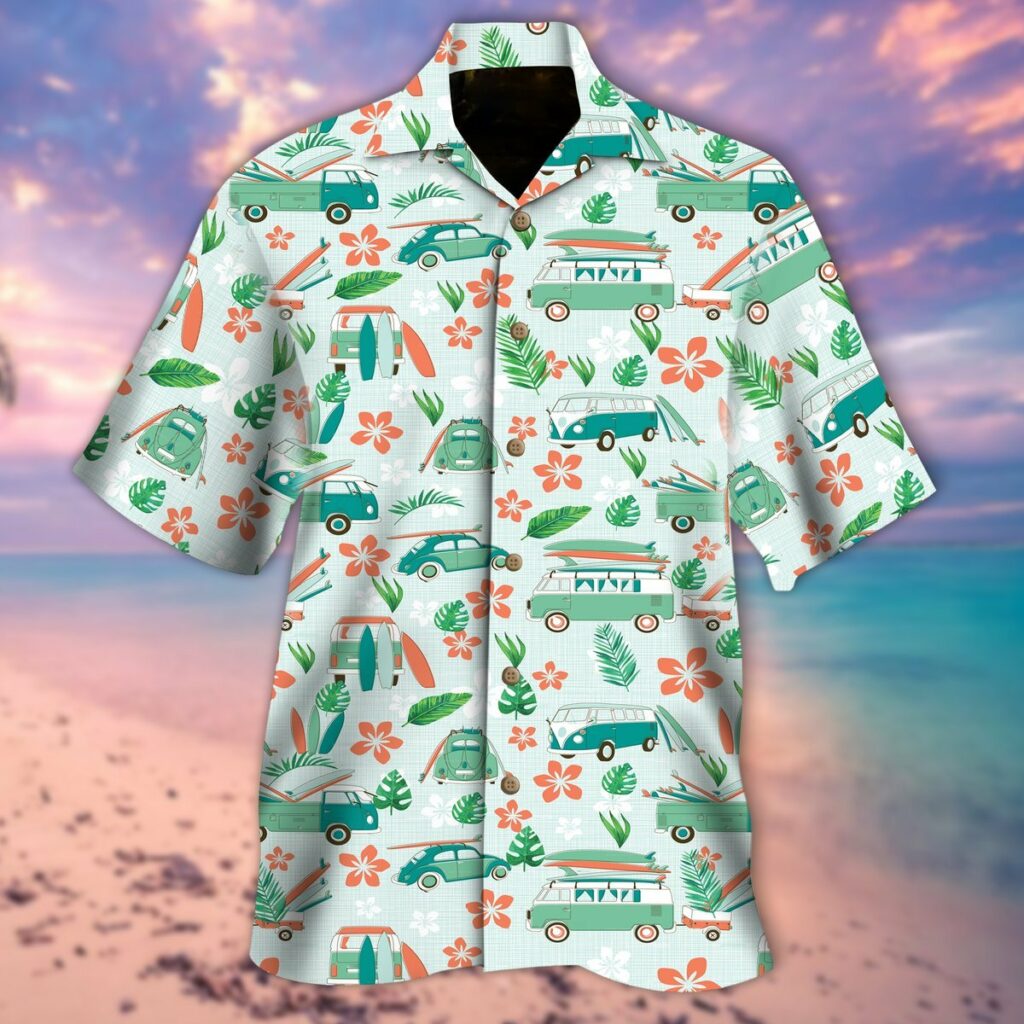Bus Flowers Hawaiian Shirt | For Men & Women | HW6617