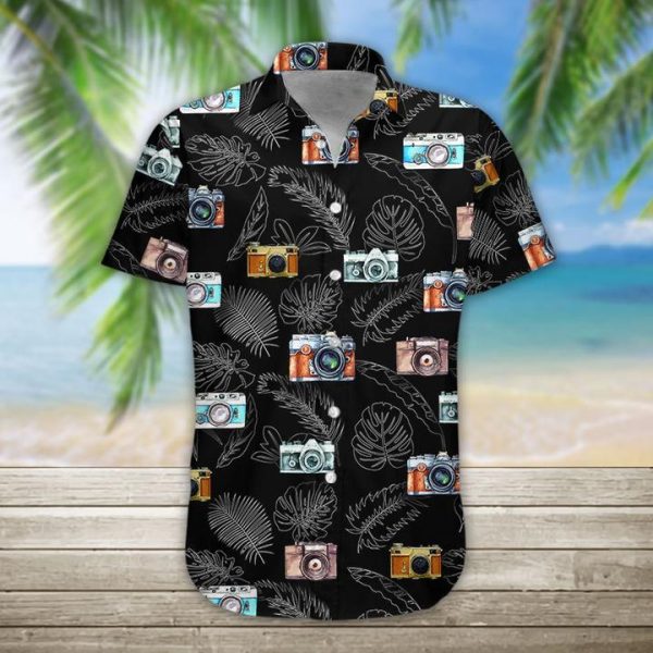 Camera Hawaiian Shirt | For Men & Women | HW1185