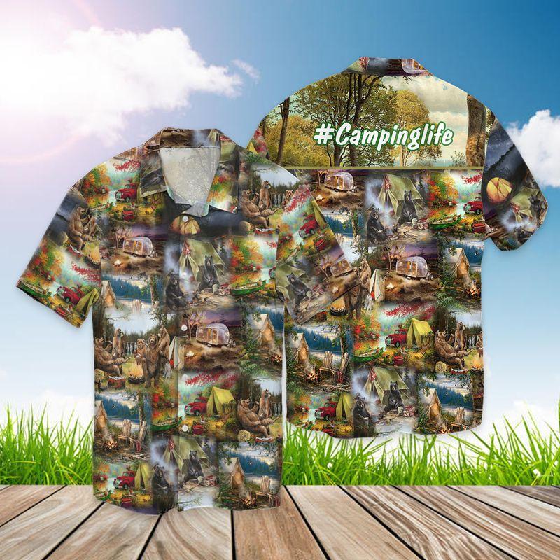 Camping Life Hawaiian Shirt | For Men & Women | HW7780