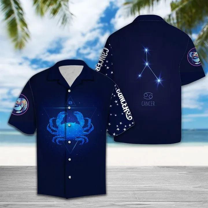 Cancer Horoscope Hawaiian Shirt | For Men & Women | HW1361