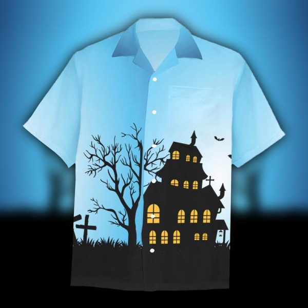 Castle Halloween Hawaiian Shirt | For Men & Women | HW9004