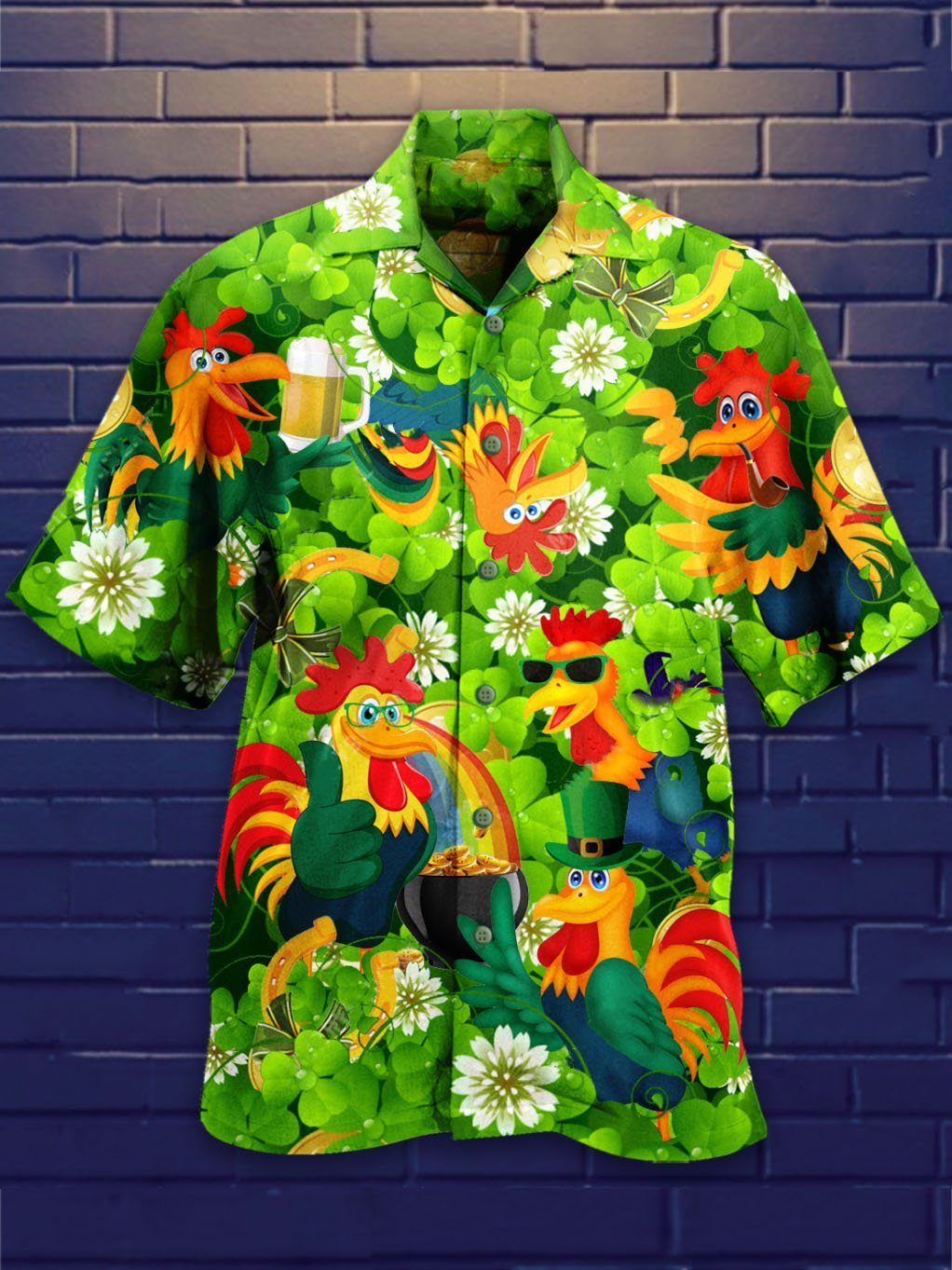 Chicken Hawaiian Shirt | For Men & Women | HW4115