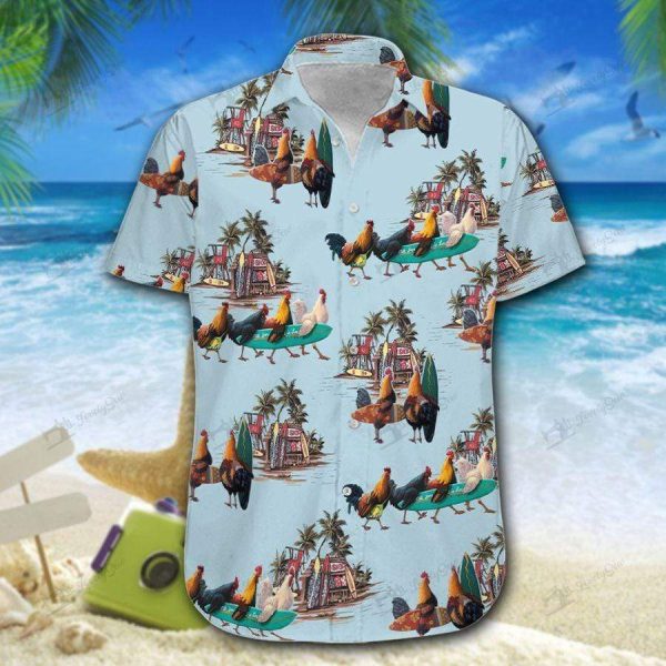 Chicken Hawaiian Shirt | For Men & Women | HW6682