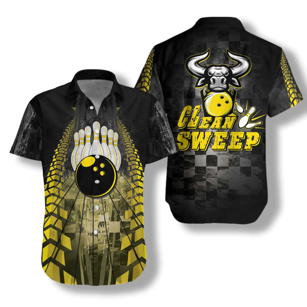Clean Sweep Bowling Bull Hawaiian Shirt | For Men & Women | HL2103