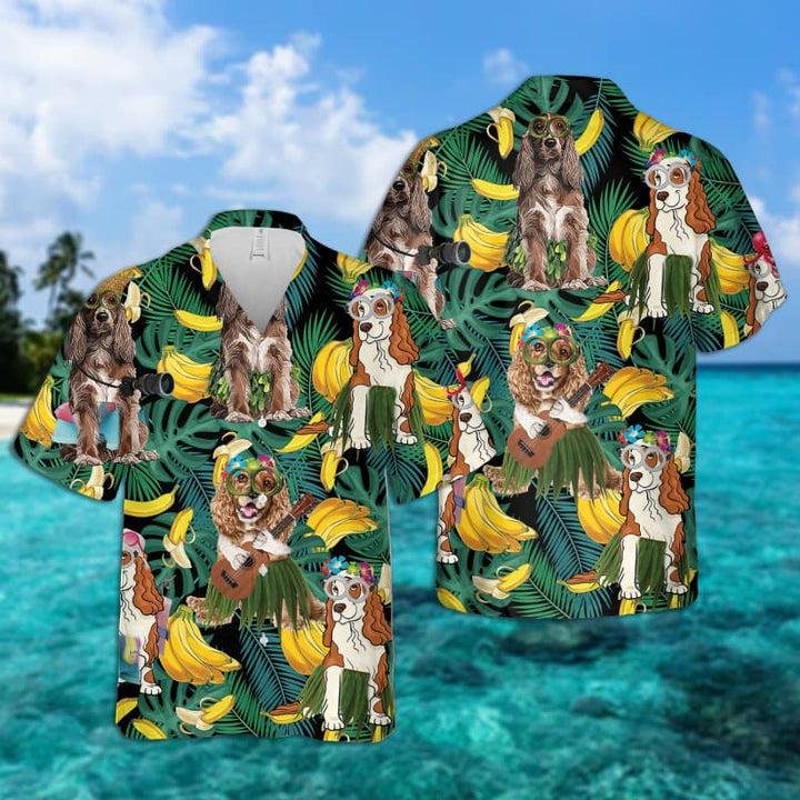 Cocker Spaniel Leaves Hawaiian Shirt | For Men & Women | HL2164