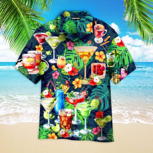 Cocktail Tropical Hawaiian Shirt | For Men & Women | HW4045