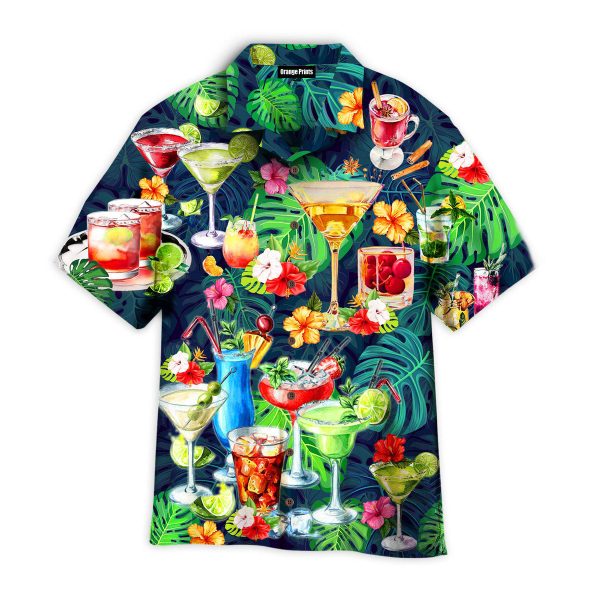 Cocktail Tropical Hawaiian Shirt | For Men & Women | HW4045