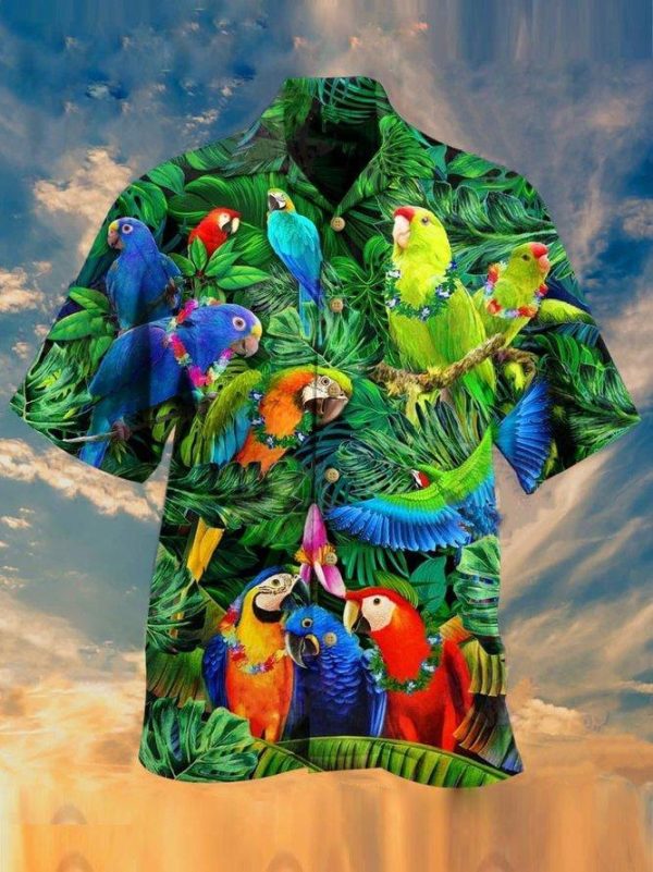 Colorful Birds Hawaiian Shirt | For Men & Women | HW2350