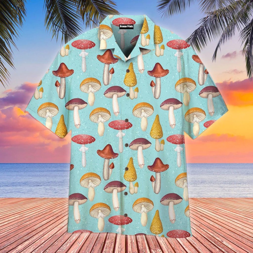 Colorful Mushroom Hawaiian Shirt | For Men & Women | WT6445