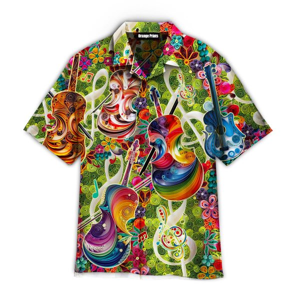 Colorful Soul Of Violin Hawaiian Shirt | For Men & Women | HW3312