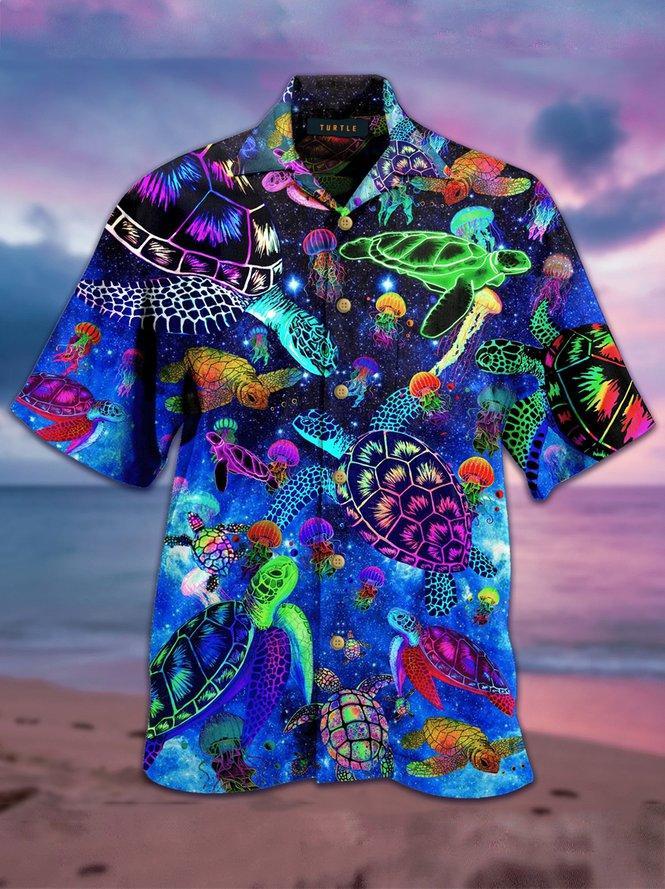 Colorful Turtles Hawaiian Shirt | For Men & Women | HW2356