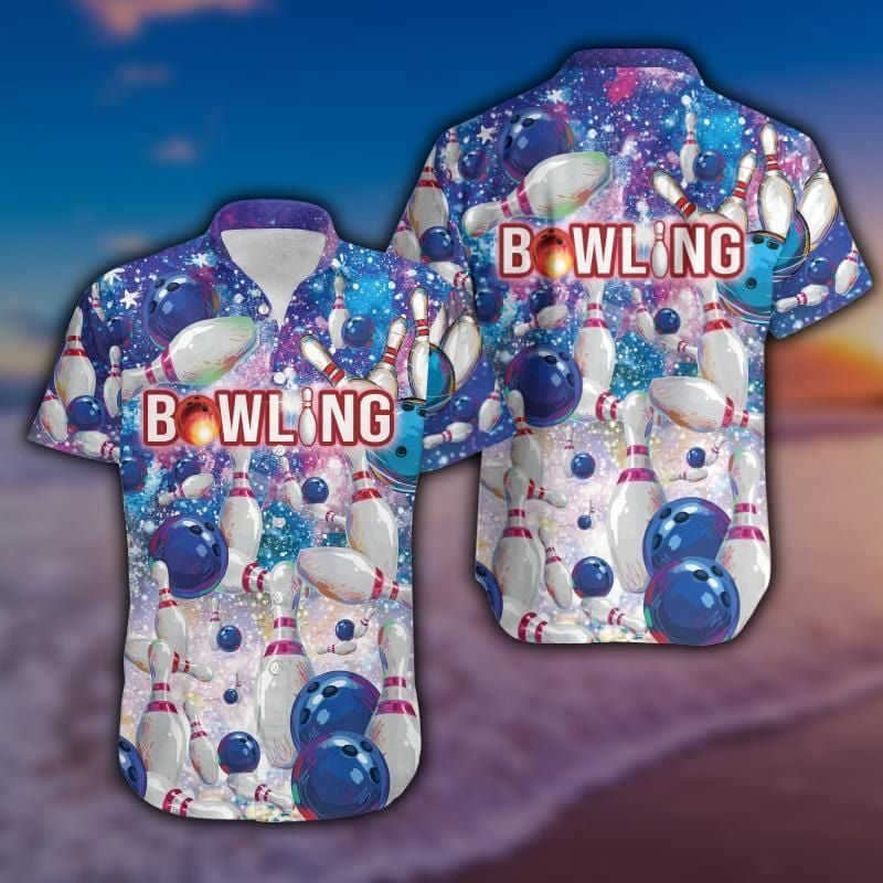 Cool Blue This Is My Lucky Bowling Hawaiian Shirt | For Men & Women | HL2080