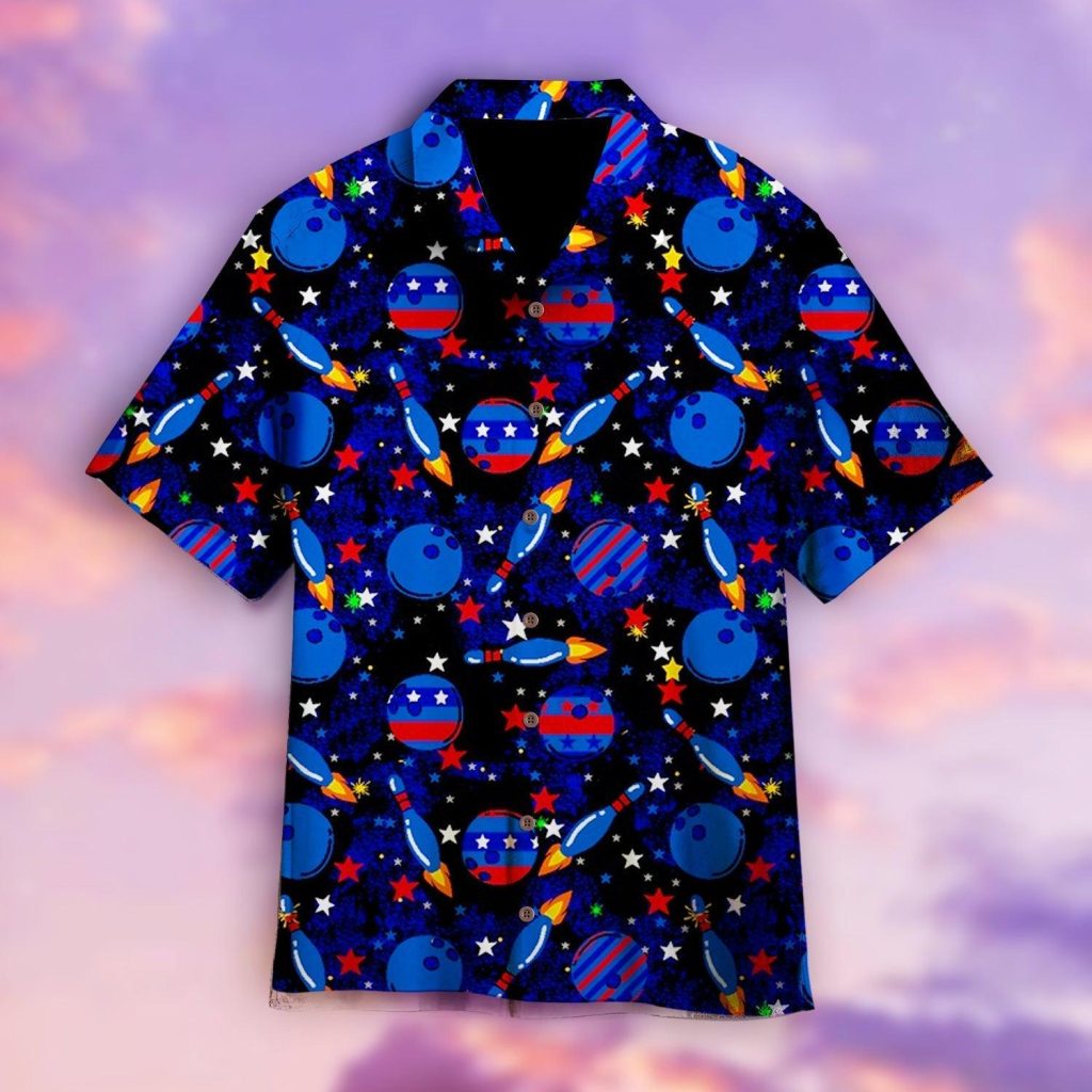 Cosmic Galaxy Bowling Hawaiian Shirt | For Men & Women | WT1292