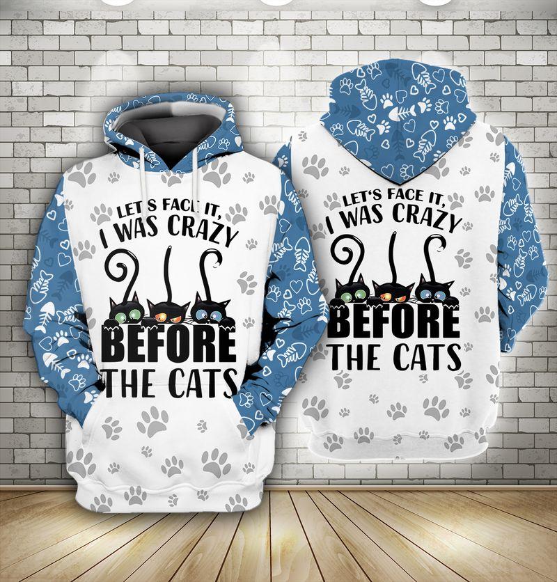 Crazy Before The Cats All Over Print | For Men & Women | Colorful | HT9305