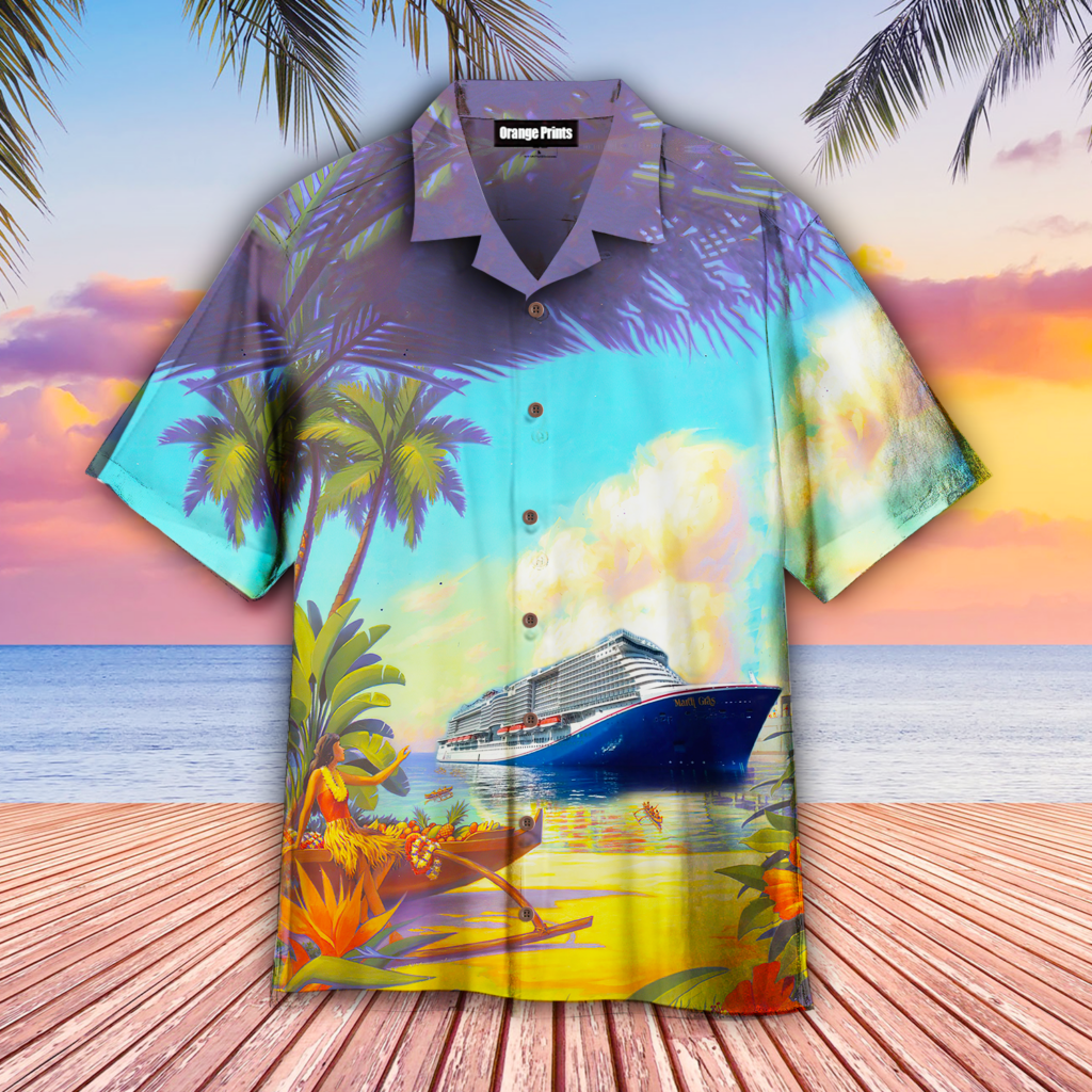 Cruises Ship Mardi Gras Hawaiian Shirt | For Men & Women | WT5168