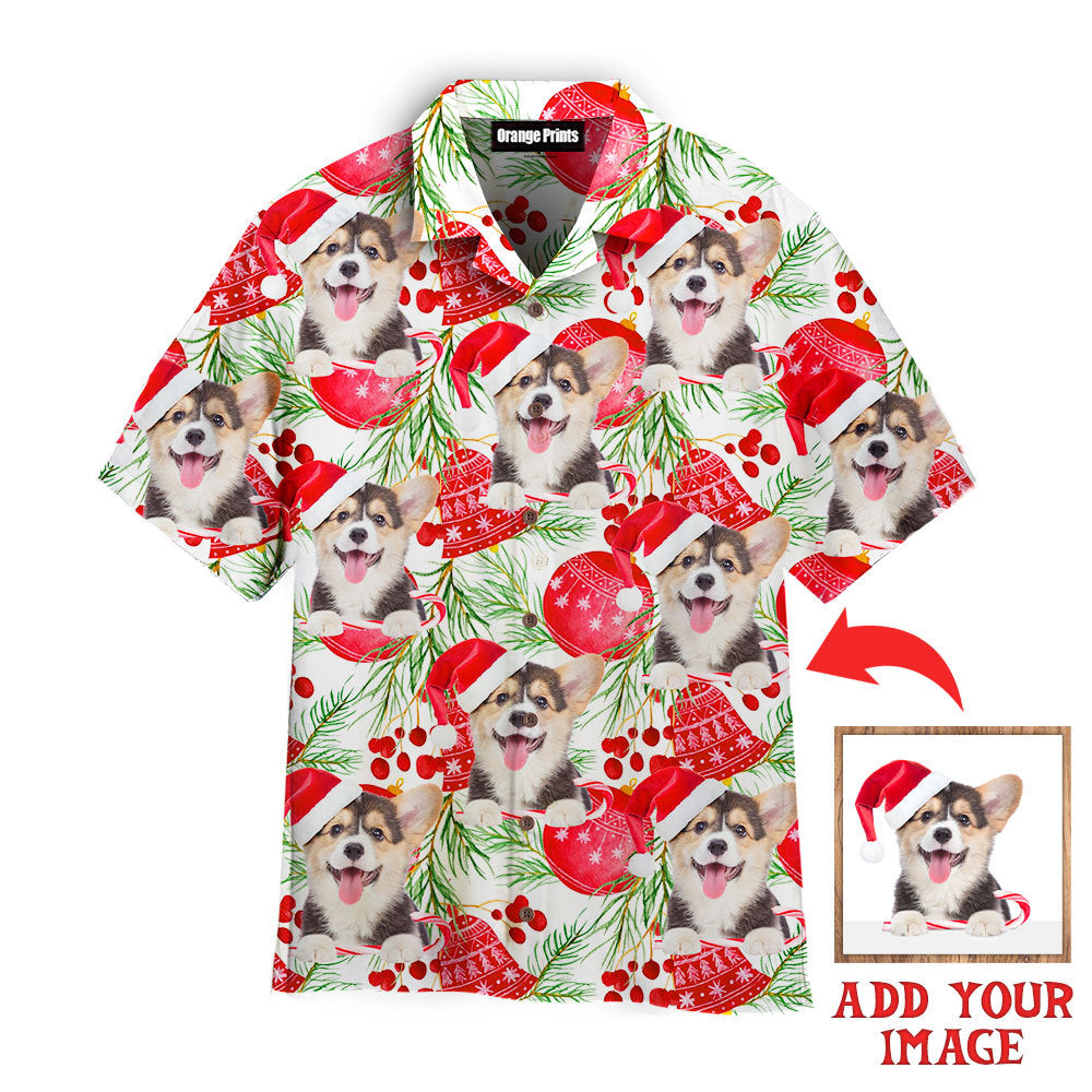 Custom Dog Christmas Tree And Bell Custom Hawaiian Shirt | For Men & Women | HWP1246