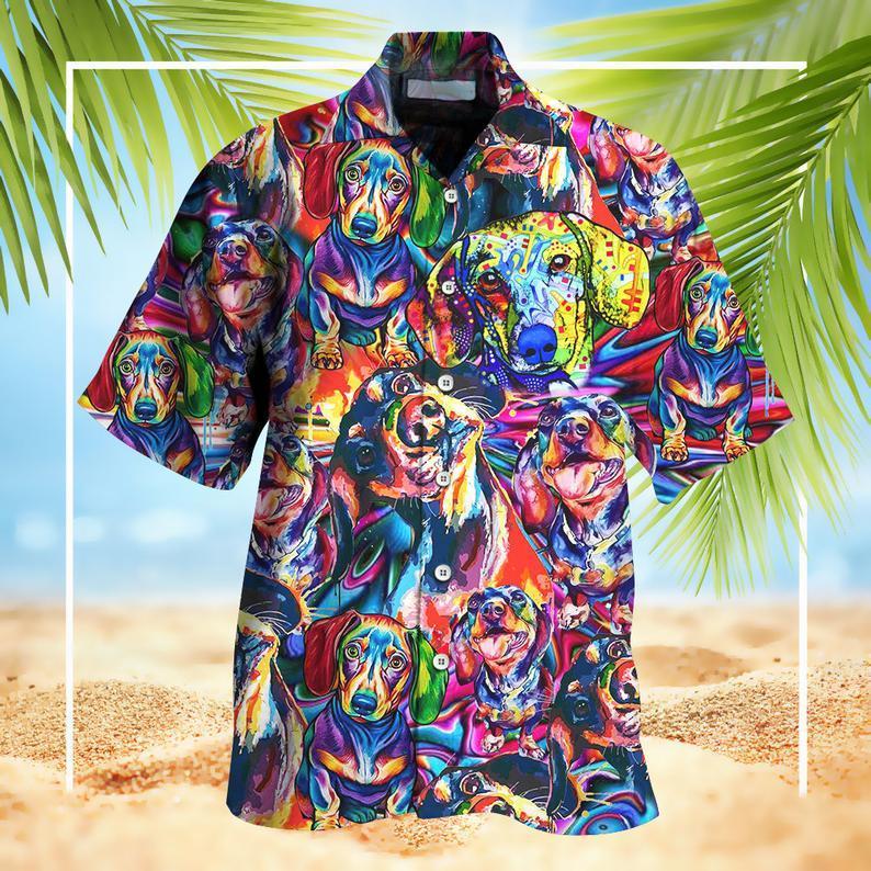 Dachshund Hawaiian Shirt | For Men & Women | HW6063
