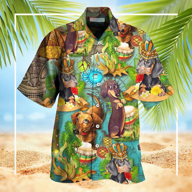 Dachshund Hawaiian Shirt | For Men & Women | HW6064