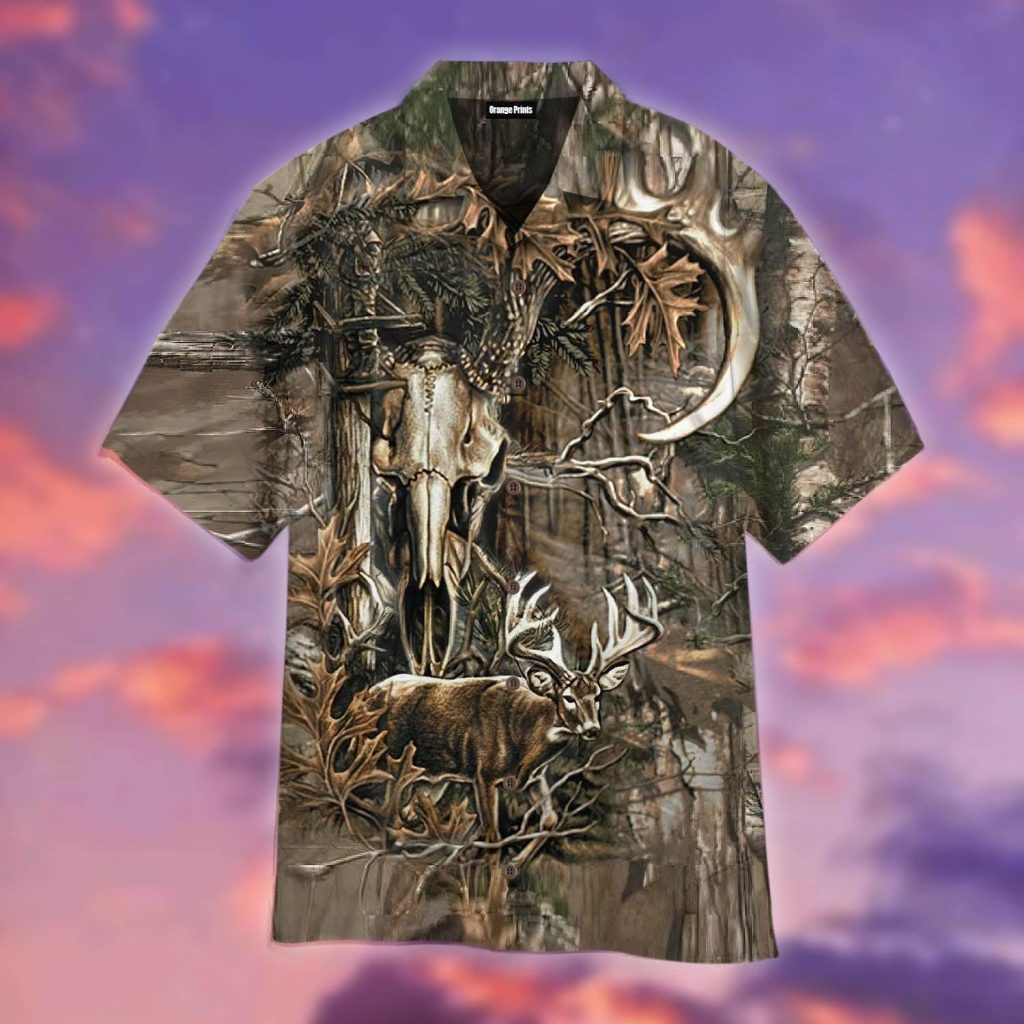 Deer Hunting Camo Hawaiian Shirt | For Men & Women | WT5139