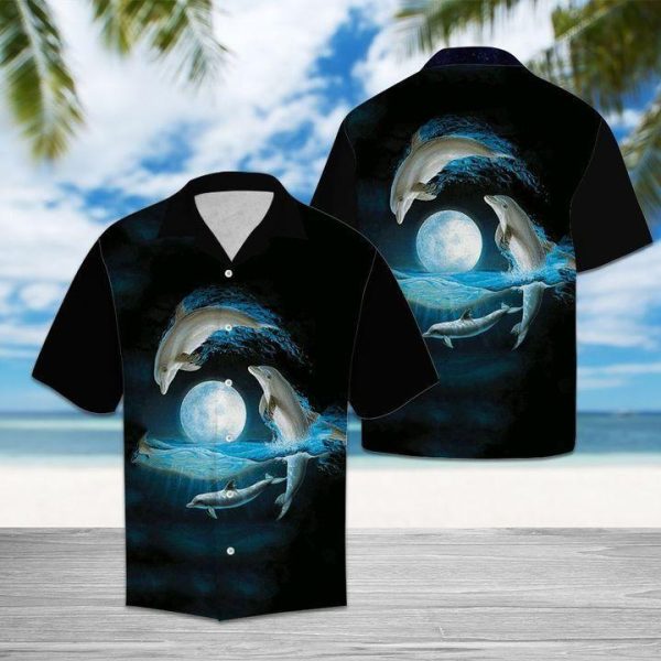 Dolphin Hawaiian Shirt | For Men & Women | HW1051