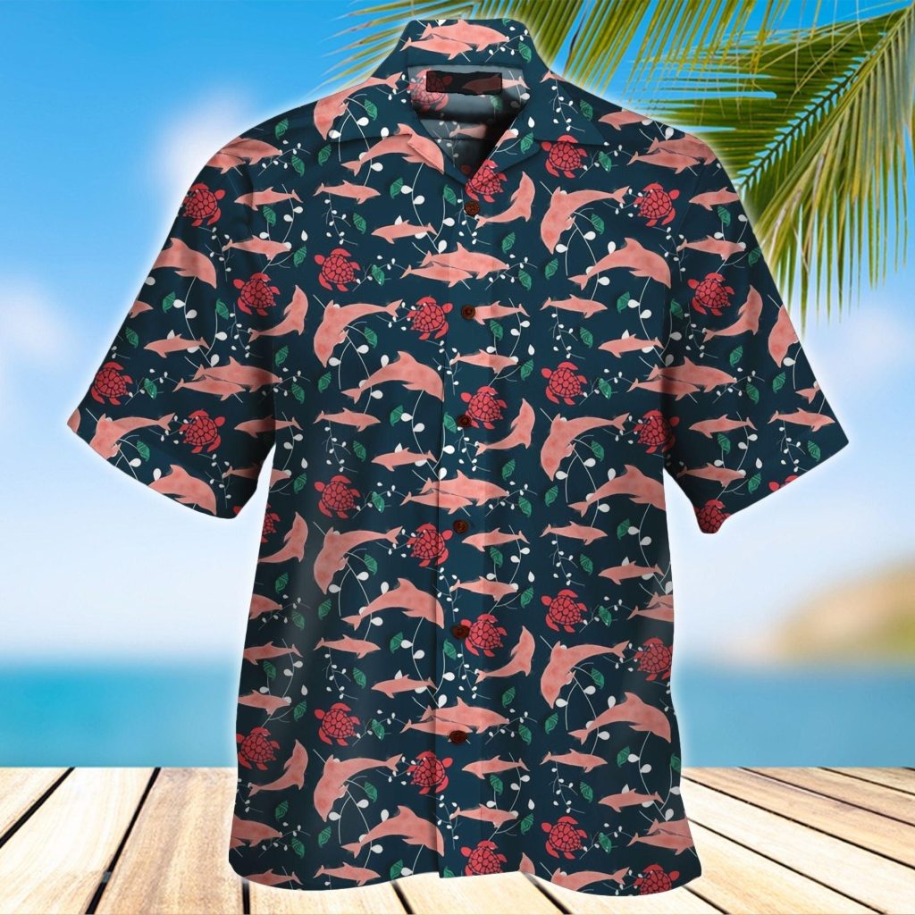 Dolphin Hawaiian Shirt | For Men &amp; Women | HW9915