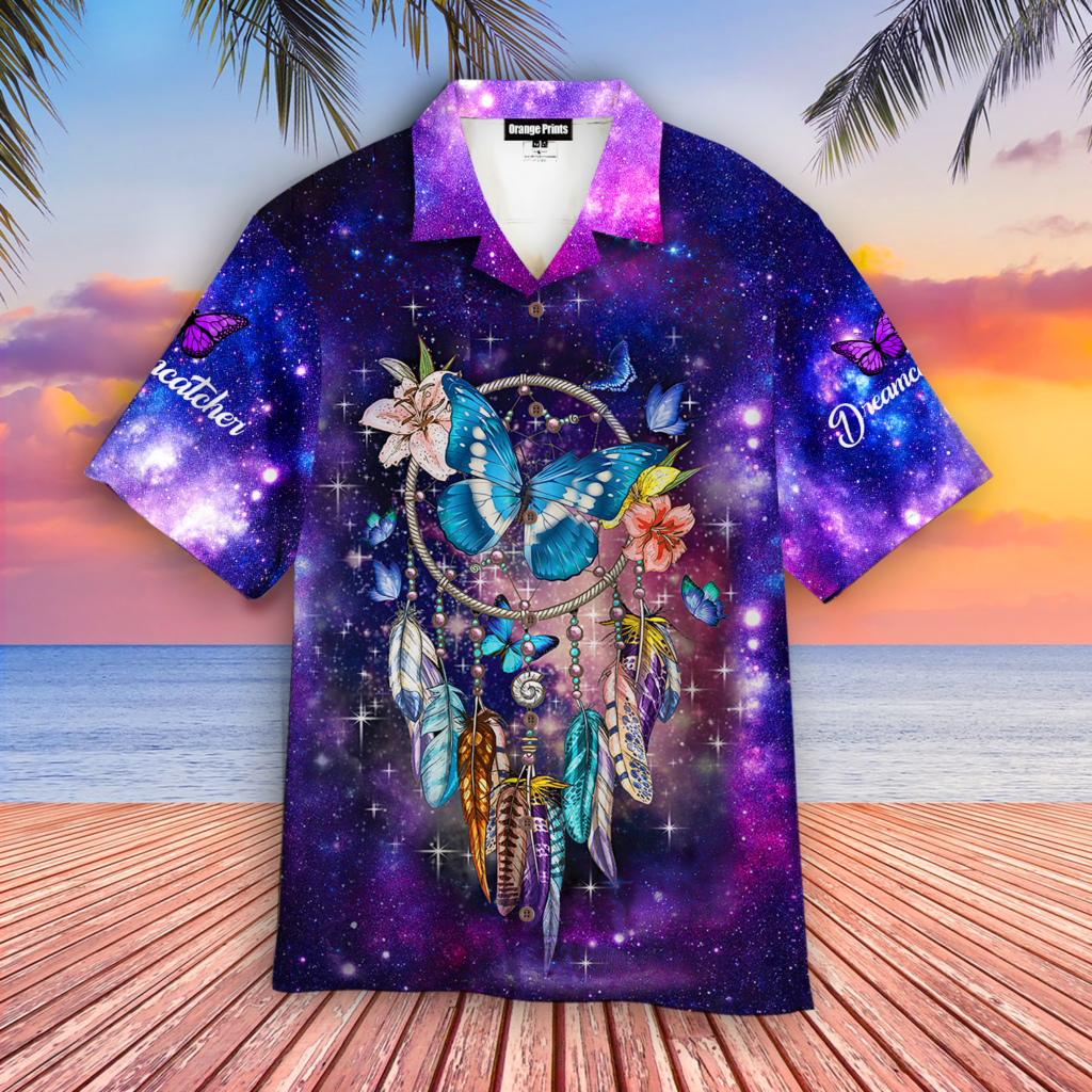 Dreamcatcher Butterfly Art Hawaiian Shirt | For Men & Women | WT5631