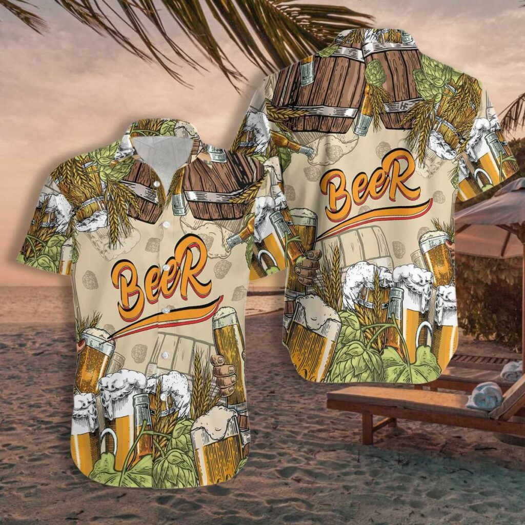 Drinking Beer Hawaiian Shirt | For Men & Women | HW7266
