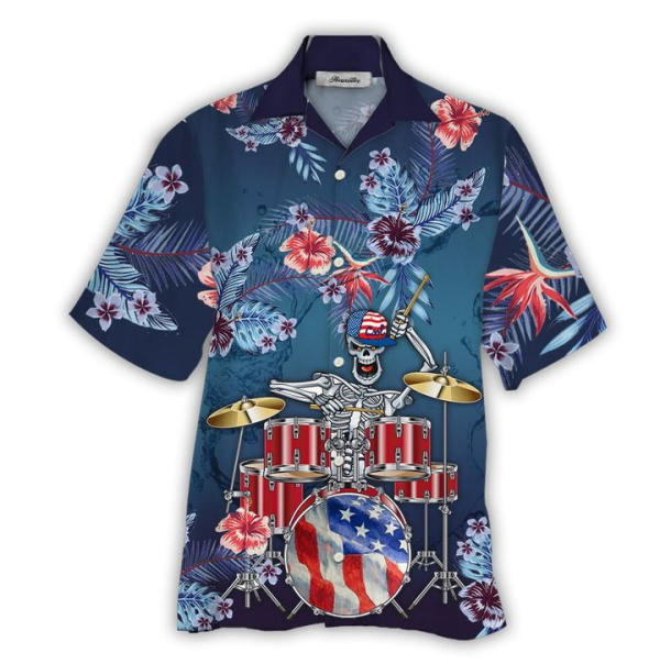 Drum Hawaiian Shirt | For Men & Women | HW5733