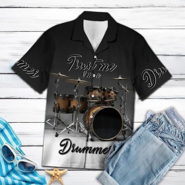 Drums Trust Me Hawaiian Shirt | For Men & Women | HW5317