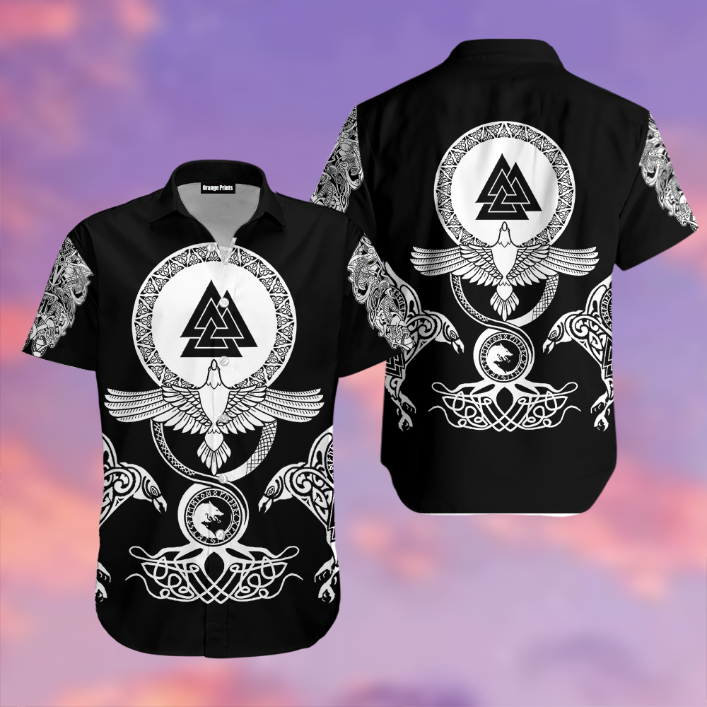 Eagle Vikings Hawaiian Shirt | For Men & Women | WT5346