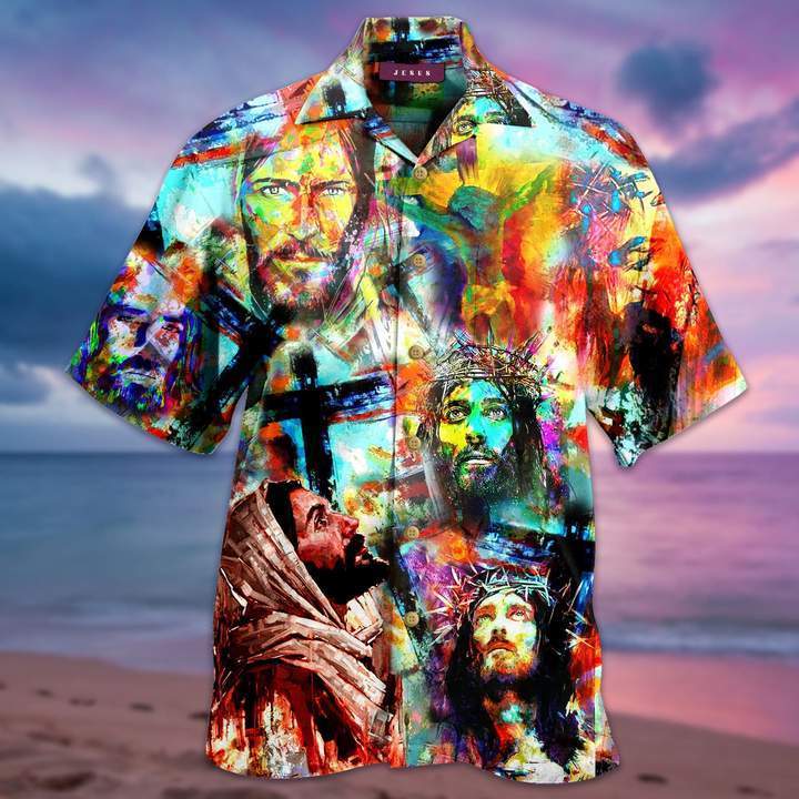 Easter Christians Colorful Art Hawaiian Shirt | For Men & Women | HW2475