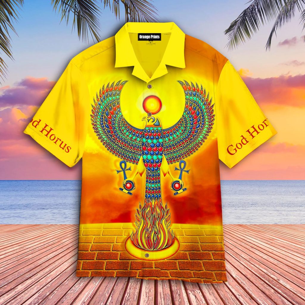 Egyptian Falcon Hawaiian Shirt | For Men & Women | WT5529