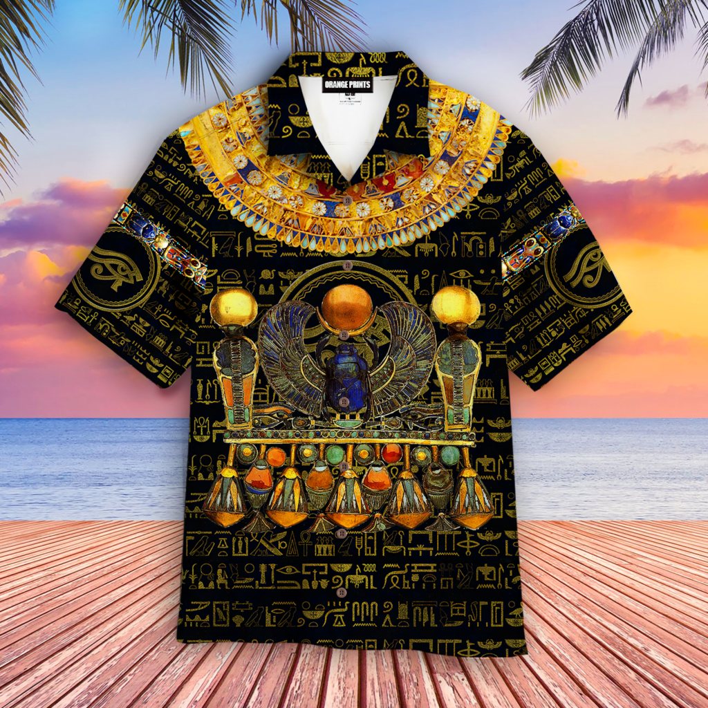 Egyptian Gods Ancient Khepri Hawaiian Shirt | For Men & Women | WT5907