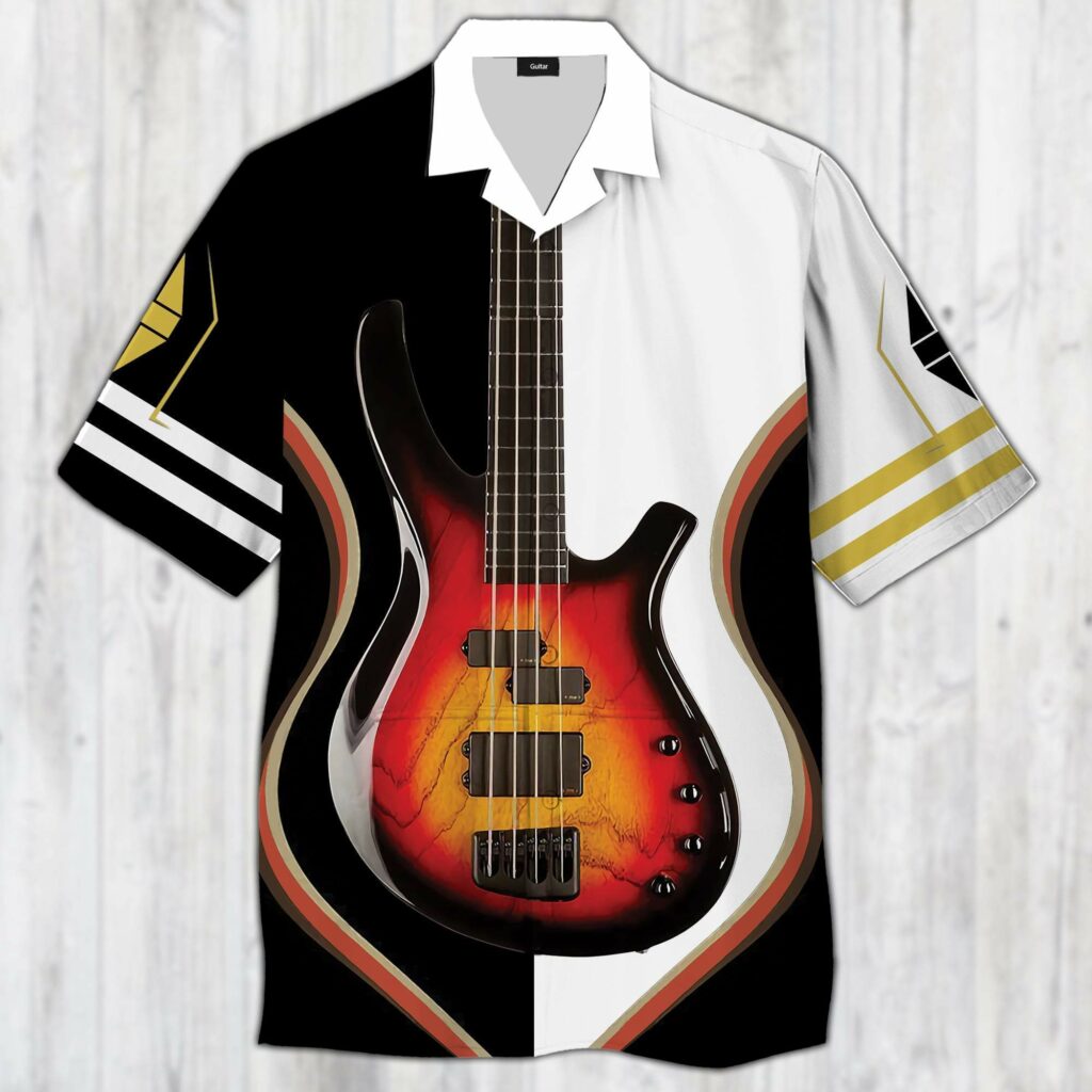 Electric Guitar Stratocaster Hawaiian Shirt | For Men & Women | HW3008