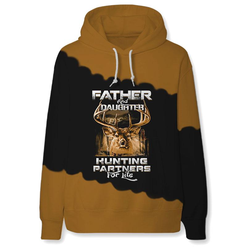 Father And Daughter Hunting Partners For Life All Over Print | For Men & Women | HT7216