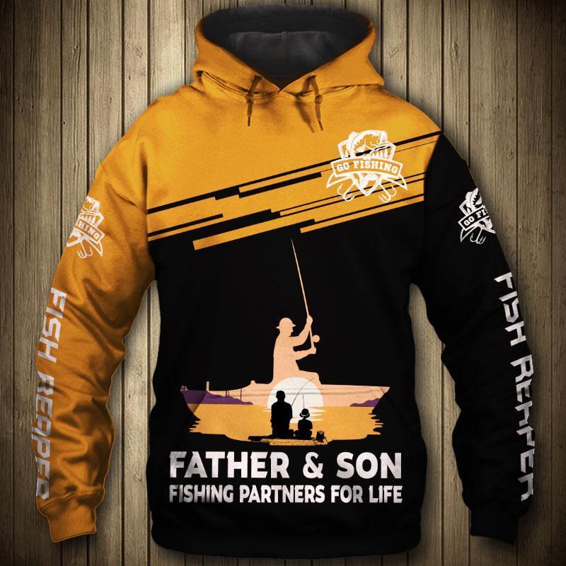 Father And Son Fishing All Over Print | For Men & Women | HT7217