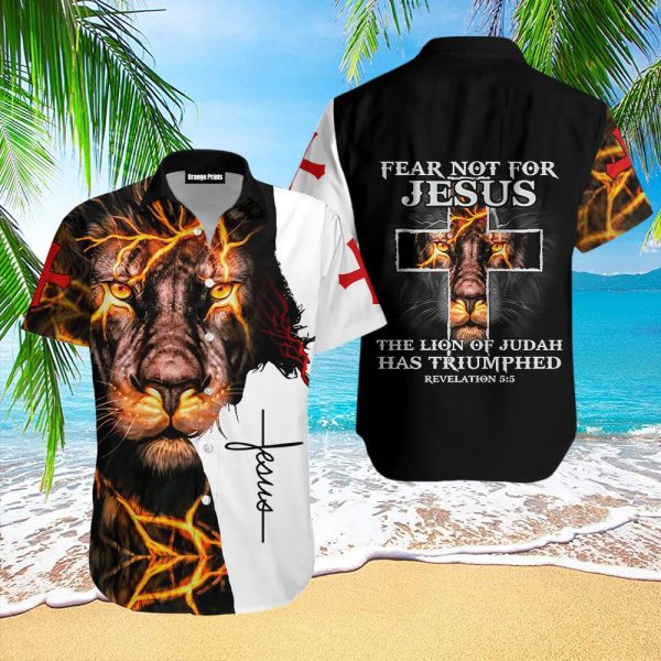 Fear Not For Jesus Hawaiian Shirt | For Men & Women | WT6032