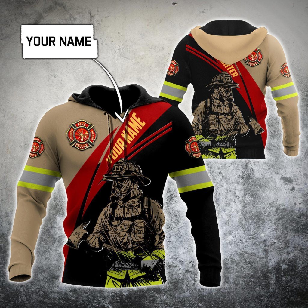 Firefighter Custom Name All Over Print | For Men & Women | CN1311