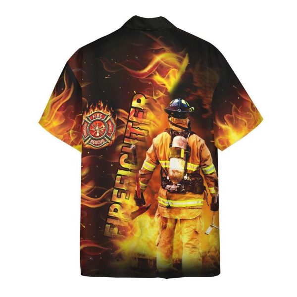 Firefighter Hawaiian Shirt | For Men & Women | HL1176