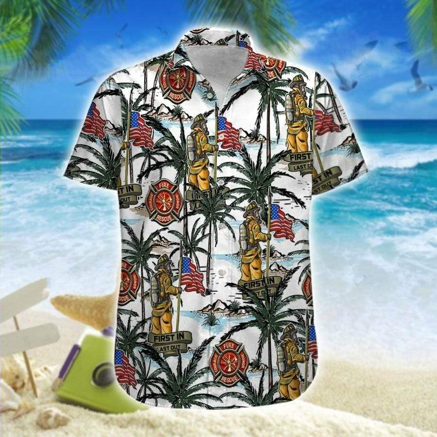 Firefighter Hawaiian Shirt | For Men & Women | HL2758