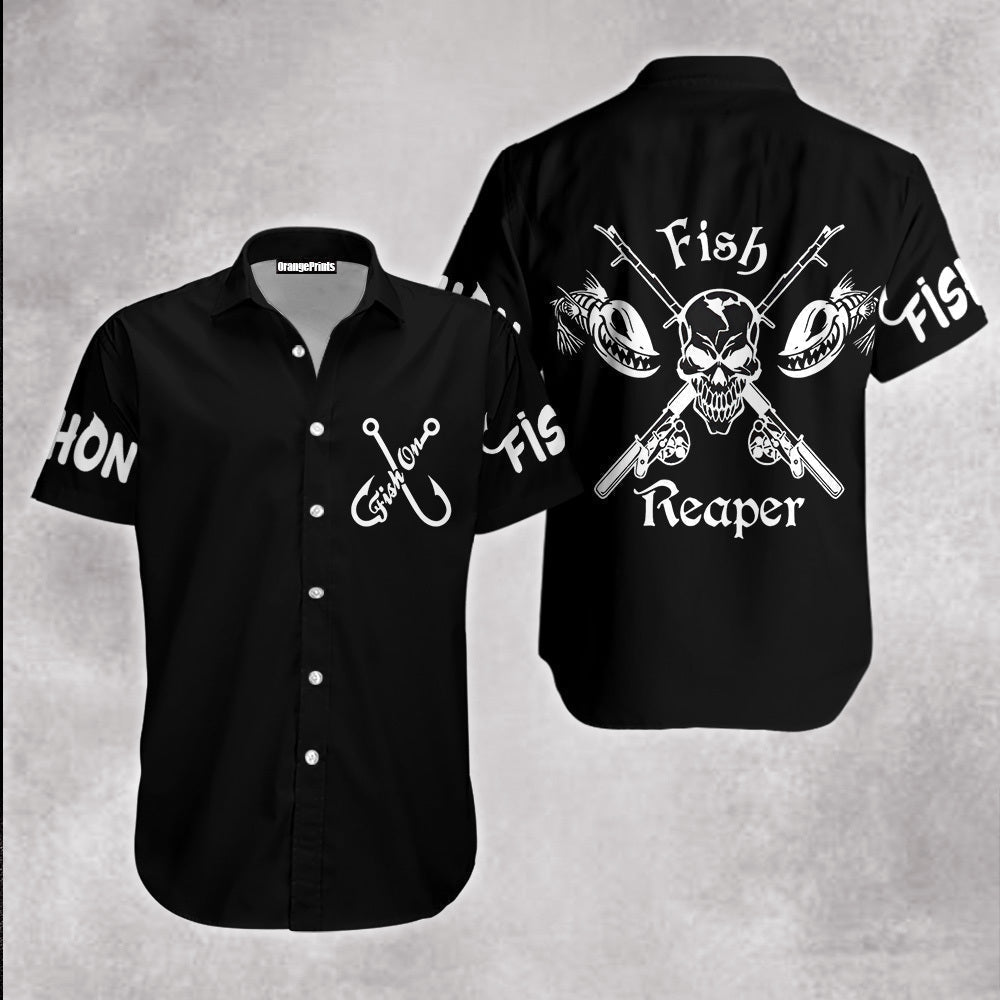 Fishing Reaper Hawaiian Shirt | For Men & Women | WT5412