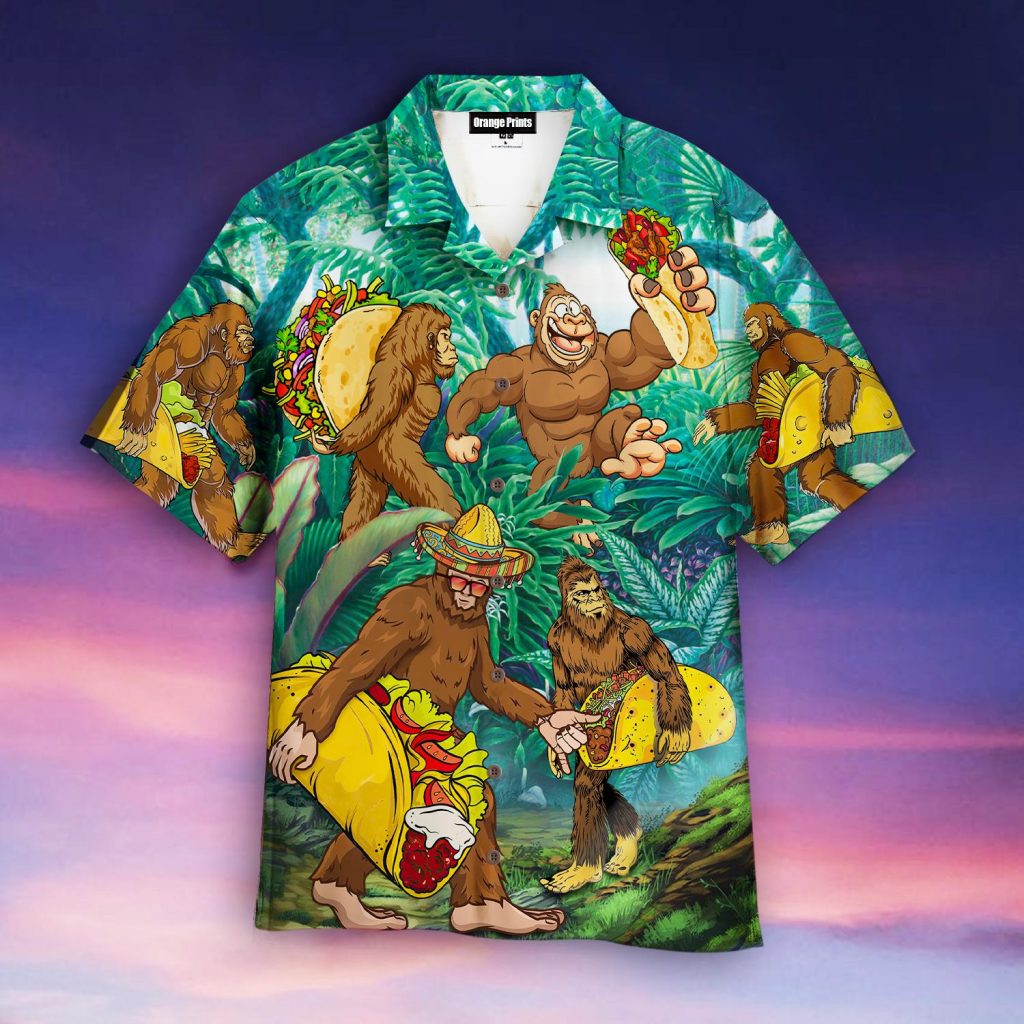 Funny Bigfoot Get My Tacos To Cinco De Mayo Hawaiian Shirt | For Men & Women | WT1662
