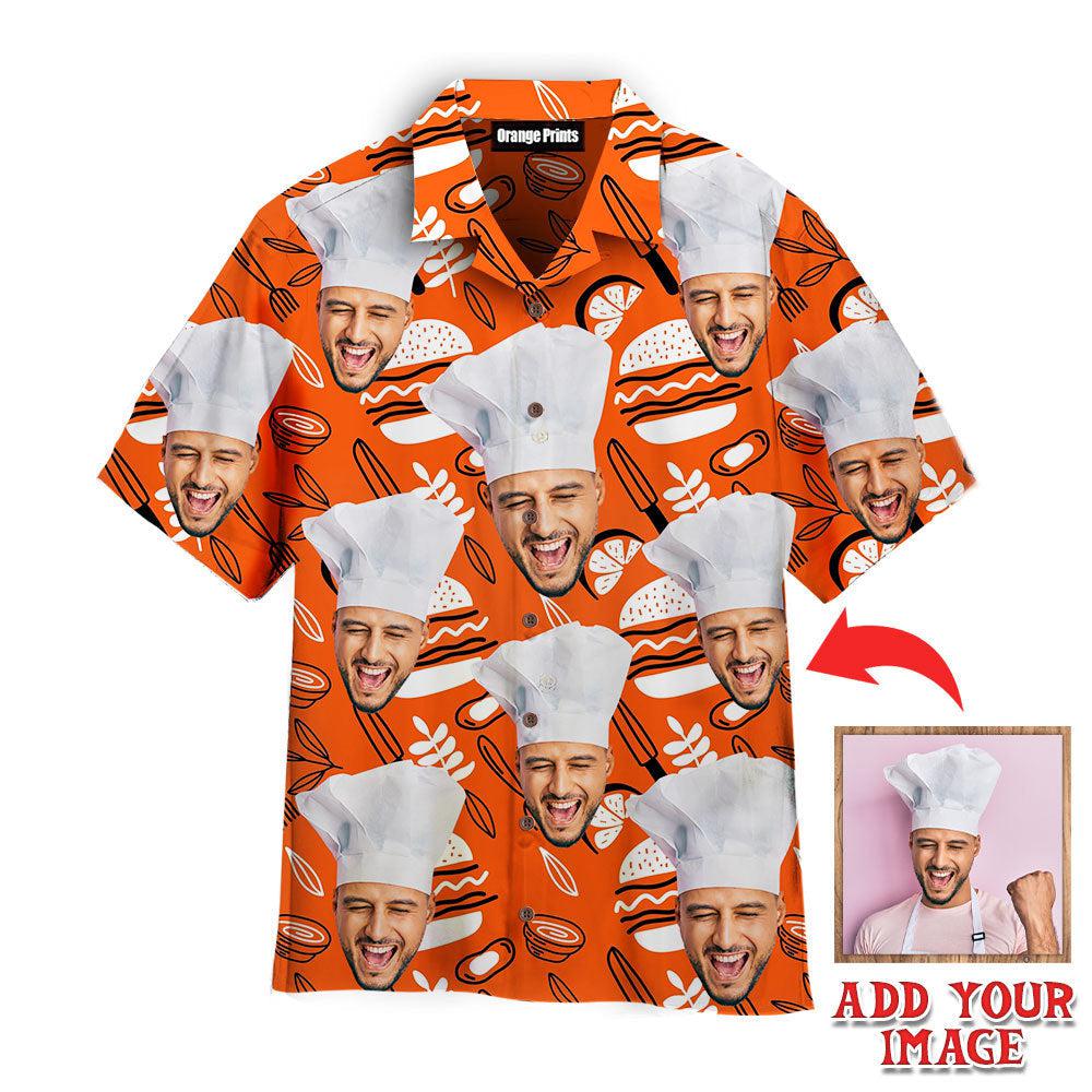 Funny Custom Face On Barbecue Party Custom Hawaiian Shirt | For Men & Women | HWP1146