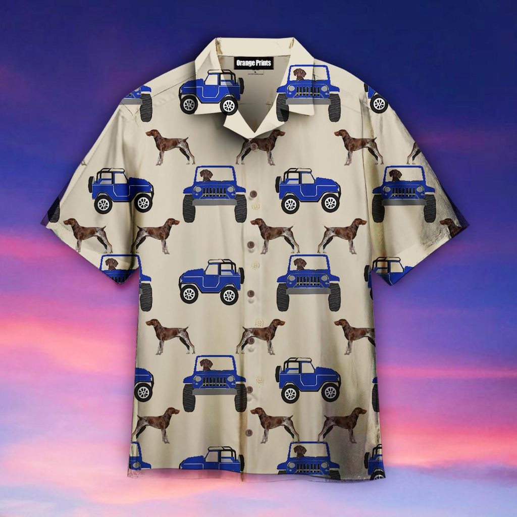German Shorthaired Hawaiian Shirt | For Men & Women | WT5204