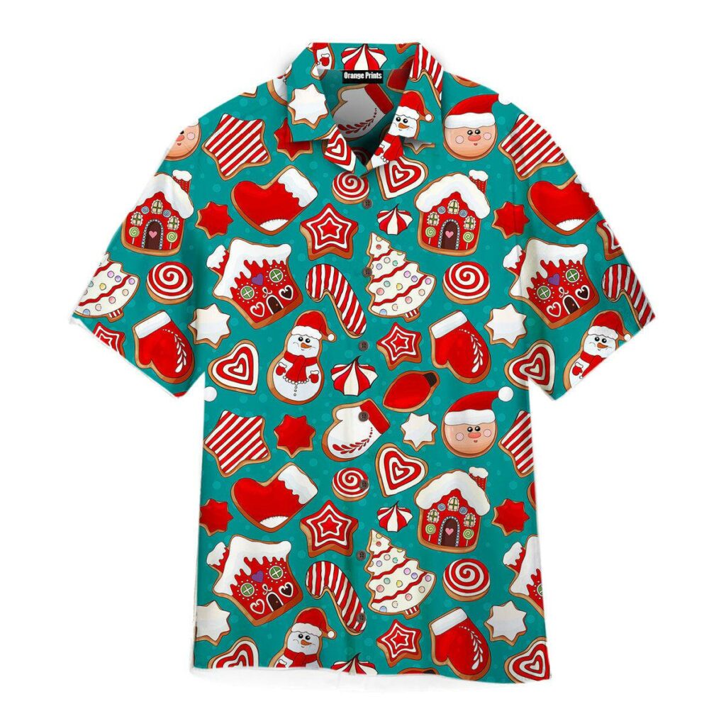 Gingerbread Cookies Christmas Sweets Hawaiian Shirt | For Men & Women | WT6697
