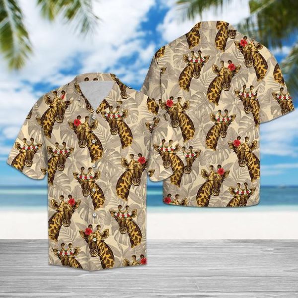 Giraffe Tropical Mood Hawaiian Shirt | For Men & Women | HW5513