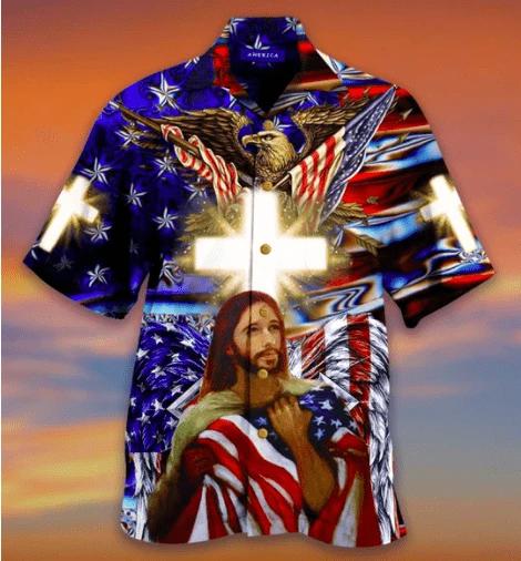 God Bless America Hawaiian Shirt | For Men & Women | HW3582