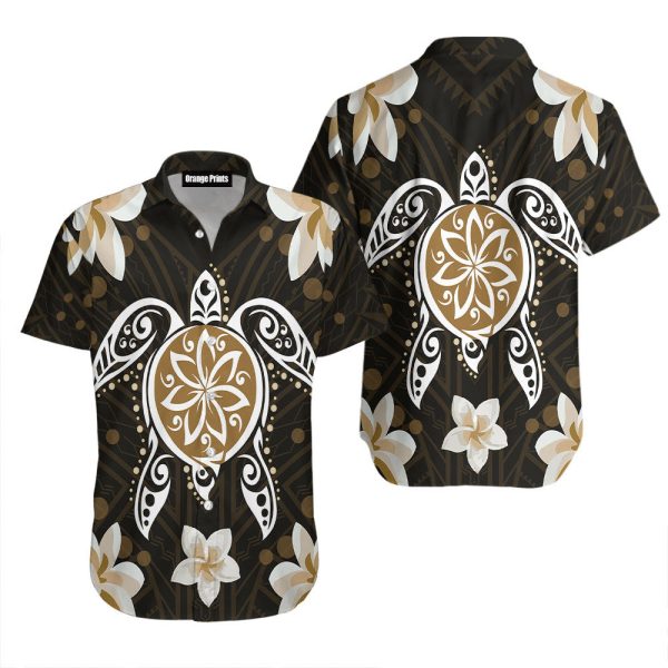 Gold Turtle Hawaiian Shirt | For Men & Women | HW6792